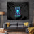 Flame Skull Tapestry I'm Never Alone My Demons With Me 24/7 - Wonder Print Shop