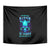 Flame Skull Tapestry I'm Never Alone My Demons With Me 24/7 - Wonder Print Shop