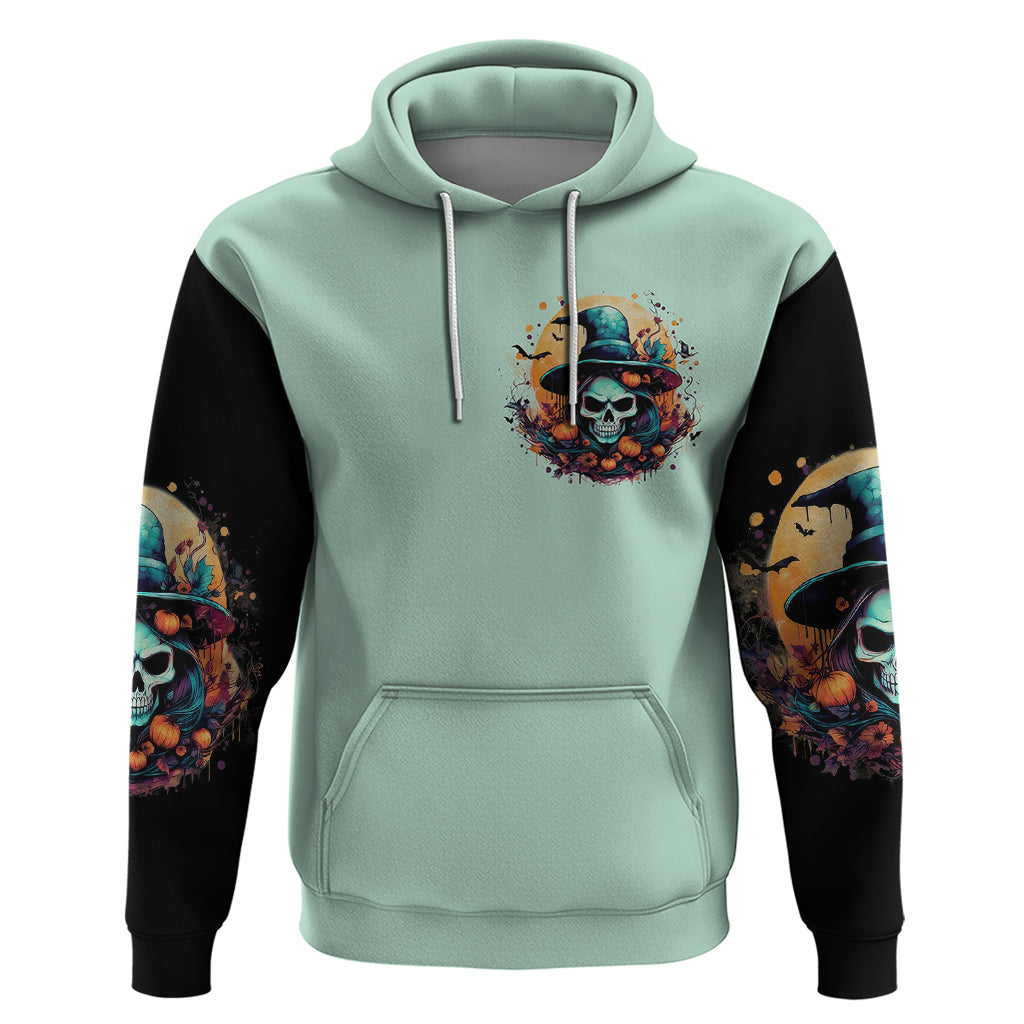 Witch Skull Hoodie Buckle Up Buttercup You Just FLipped My Witch Switch - Wonder Print Shop