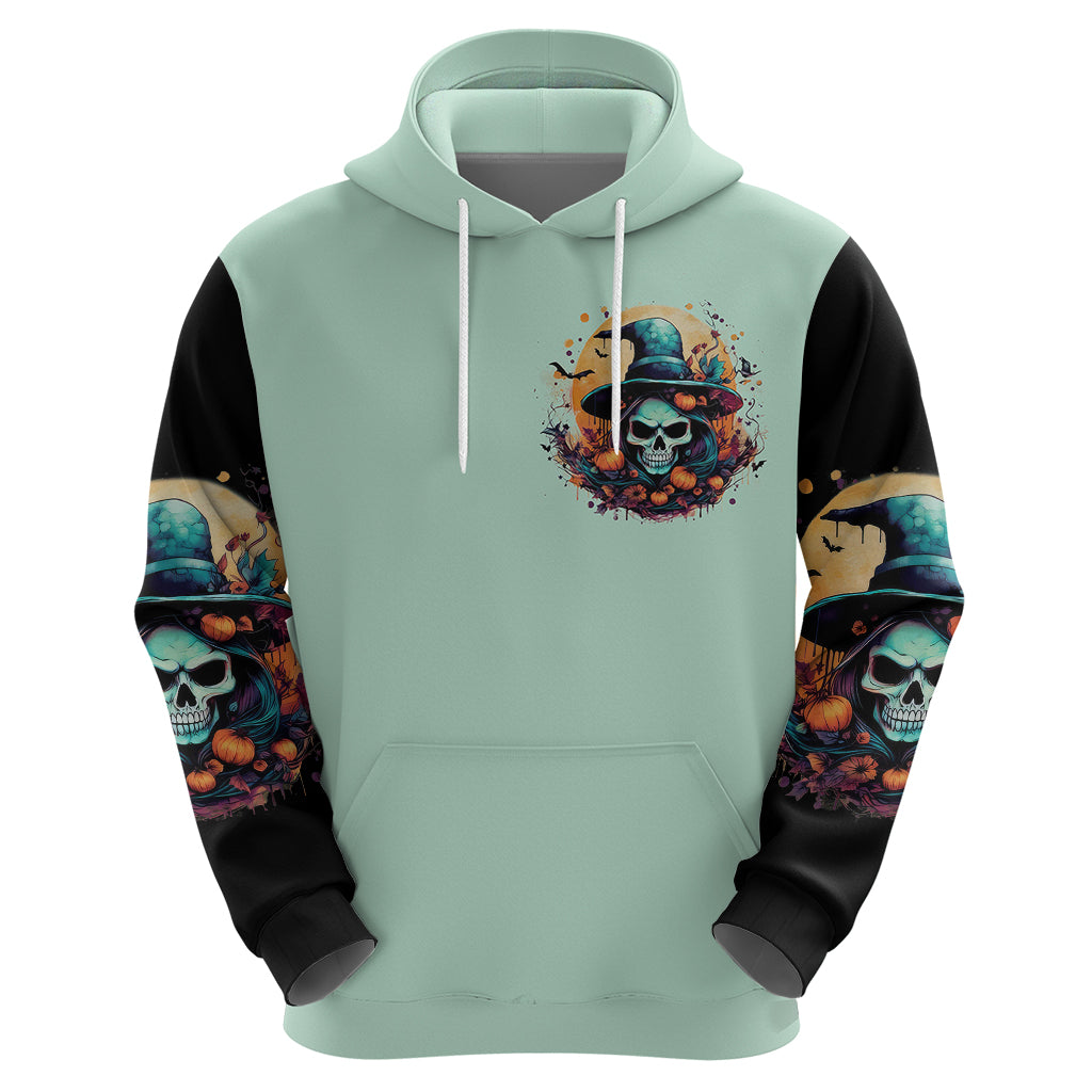 Witch Skull Hoodie Buckle Up Buttercup You Just FLipped My Witch Switch - Wonder Print Shop