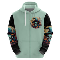 Witch Skull Hoodie Buckle Up Buttercup You Just FLipped My Witch Switch - Wonder Print Shop