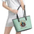 Witch Skull Leather Tote Bag Buckle Up Buttercup You Just FLipped My Witch Switch - Wonder Print Shop