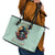 Witch Skull Leather Tote Bag Buckle Up Buttercup You Just FLipped My Witch Switch - Wonder Print Shop