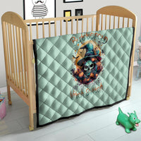 Witch Skull Quilt Buckle Up Buttercup You Just FLipped My Witch Switch - Wonder Print Shop