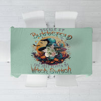 Witch Skull Tablecloth Buckle Up Buttercup You Just FLipped My Witch Switch - Wonder Print Shop