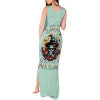 Witch Skull Tank Maxi Dress Buckle Up Buttercup You Just FLipped My Witch Switch - Wonder Print Shop
