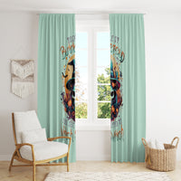 Witch Skull Window Curtain Buckle Up Buttercup You Just FLipped My Witch Switch - Wonder Print Shop