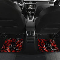 Dia De Muertos Car Mats Day Of The Death Rose Skull - Wonder Print Shop