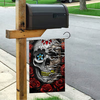 Dia De Muertos Garden Flag Day Of The Death Rose Skull - Wonder Print Shop