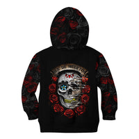 Dia De Muertos Kid Hoodie Day Of The Death Rose Skull - Wonder Print Shop