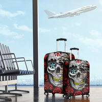 Dia De Muertos Luggage Cover Day Of The Death Rose Skull - Wonder Print Shop