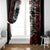 Dia De Muertos Window Curtain Day Of The Death Rose Skull - Wonder Print Shop