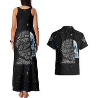 Sad Skull Couples Matching Tank Maxi Dress and Hawaiian Shirt Don't Ever Try To Judge Me Dude - Wonder Print Shop