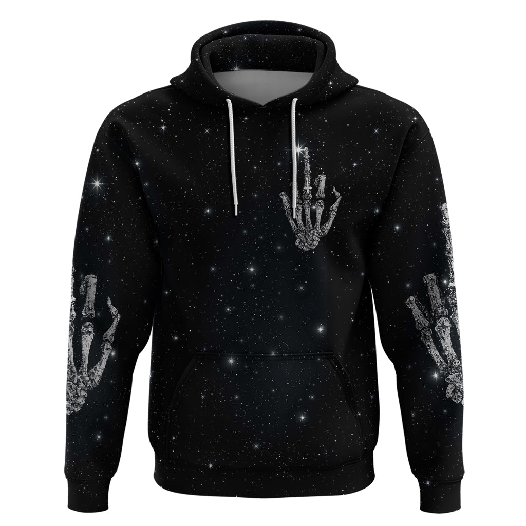 Sad Skull Hoodie Don't Ever Try To Judge Me Dude - Wonder Print Shop