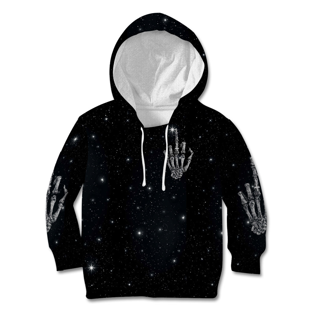 Sad Skull Kid Hoodie Don't Ever Try To Judge Me Dude - Wonder Print Shop