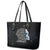 Sad Skull Leather Tote Bag Don't Ever Try To Judge Me Dude - Wonder Print Shop