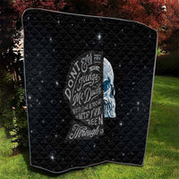 Sad Skull Quilt Don't Ever Try To Judge Me Dude - Wonder Print Shop