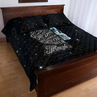 Sad Skull Quilt Bed Set Don't Ever Try To Judge Me Dude - Wonder Print Shop