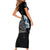 Sad Skull Short Sleeve Bodycon Dress Don't Ever Try To Judge Me Dude - Wonder Print Shop