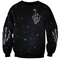 Sad Skull Sweatshirt Don't Ever Try To Judge Me Dude - Wonder Print Shop