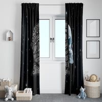 Sad Skull Window Curtain Don't Ever Try To Judge Me Dude - Wonder Print Shop