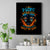 Double Fire Skull Canvas Wall Art I Have 3 Side Quite Funny And The Side You Never Want To See - Wonder Print Shop