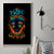 Double Fire Skull Canvas Wall Art I Have 3 Side Quite Funny And The Side You Never Want To See - Wonder Print Shop