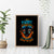 Double Fire Skull Canvas Wall Art I Have 3 Side Quite Funny And The Side You Never Want To See - Wonder Print Shop