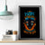Double Fire Skull Canvas Wall Art I Have 3 Side Quite Funny And The Side You Never Want To See - Wonder Print Shop