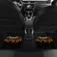 Double Fire Skull Car Mats I Have 3 Side Quite Funny And The Side You Never Want To See - Wonder Print Shop