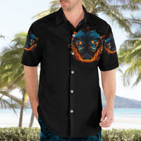 Double Fire Skull Hawaiian Shirt I Have 3 Side Quite Funny And The Side You Never Want To See - Wonder Print Shop