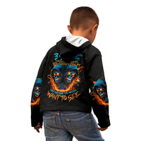 Double Fire Skull Kid Hoodie I Have 3 Side Quite Funny And The Side You Never Want To See - Wonder Print Shop