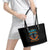 Double Fire Skull Leather Tote Bag I Have 3 Side Quite Funny And The Side You Never Want To See - Wonder Print Shop
