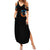 Double Fire Skull Summer Maxi Dress I Have 3 Side Quite Funny And The Side You Never Want To See - Wonder Print Shop