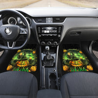 Pumpkin Skull Car Mats Drink Up Witches - Wonder Print Shop