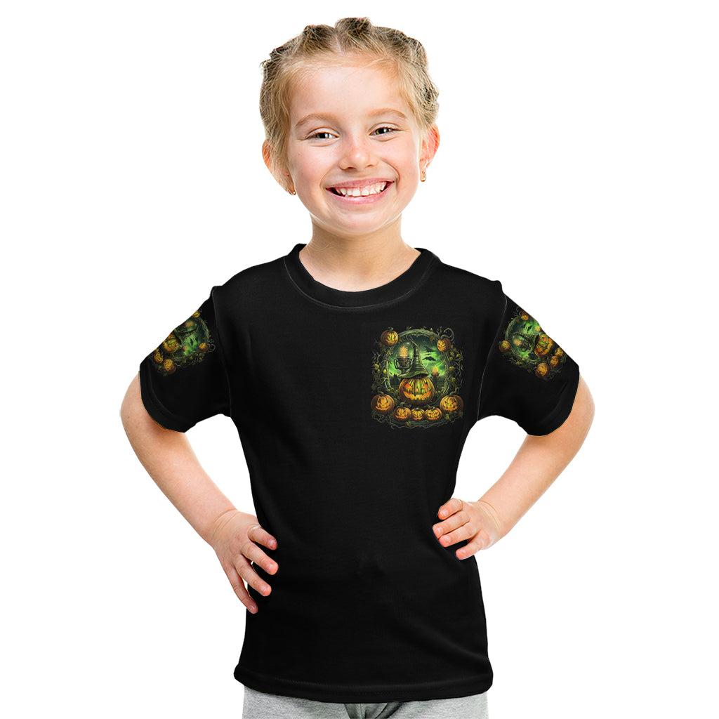 Pumpkin Skull Kid T Shirt Drink Up Witches - Wonder Print Shop