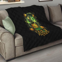 Pumpkin Skull Quilt Drink Up Witches - Wonder Print Shop