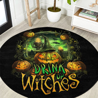 pumpkin-skull-round-carpet-drink-up-witches