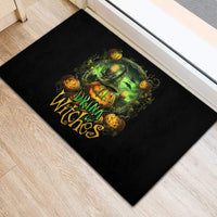Pumpkin Skull Rubber Doormat Drink Up Witches - Wonder Print Shop