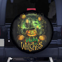Pumpkin Skull Spare Tire Cover Drink Up Witches - Wonder Print Shop