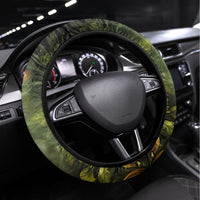 Pumpkin Skull Steering Wheel Cover Drink Up Witches - Wonder Print Shop