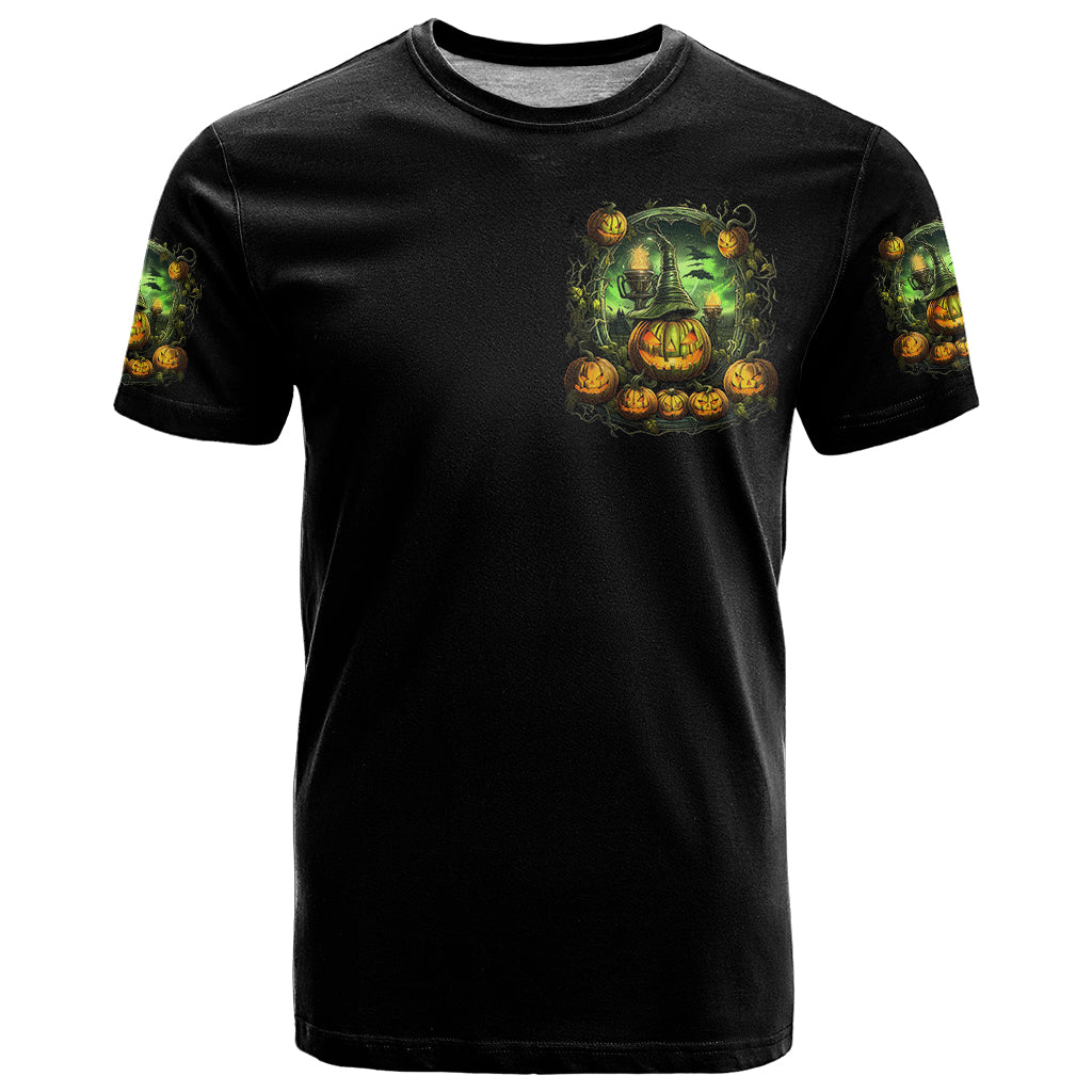 Pumpkin Skull T Shirt Drink Up Witches - Wonder Print Shop
