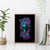 Flower Skull Canvas Wall Art Hello Darkness My Old Friend - Wonder Print Shop