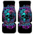 Flower Skull Car Mats Hello Darkness My Old Friend - Wonder Print Shop