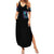 Flower Skull Summer Maxi Dress Hello Darkness My Old Friend - Wonder Print Shop