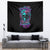Flower Skull Tapestry Hello Darkness My Old Friend - Wonder Print Shop
