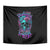 Flower Skull Tapestry Hello Darkness My Old Friend - Wonder Print Shop