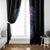 Flower Skull Window Curtain Hello Darkness My Old Friend - Wonder Print Shop