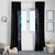 Flower Skull Window Curtain Hello Darkness My Old Friend - Wonder Print Shop
