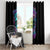 Flower Skull Window Curtain Hello Darkness My Old Friend - Wonder Print Shop